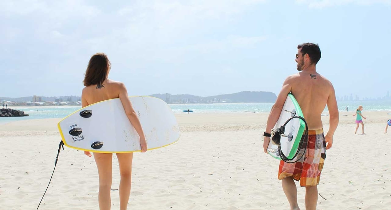 Verano en Australia, surf